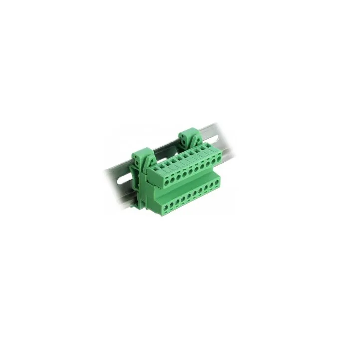Terminalblock Set für Hutschienen 10 Pin mit Rastermaß 5.08 mm gewinkelt — image 1