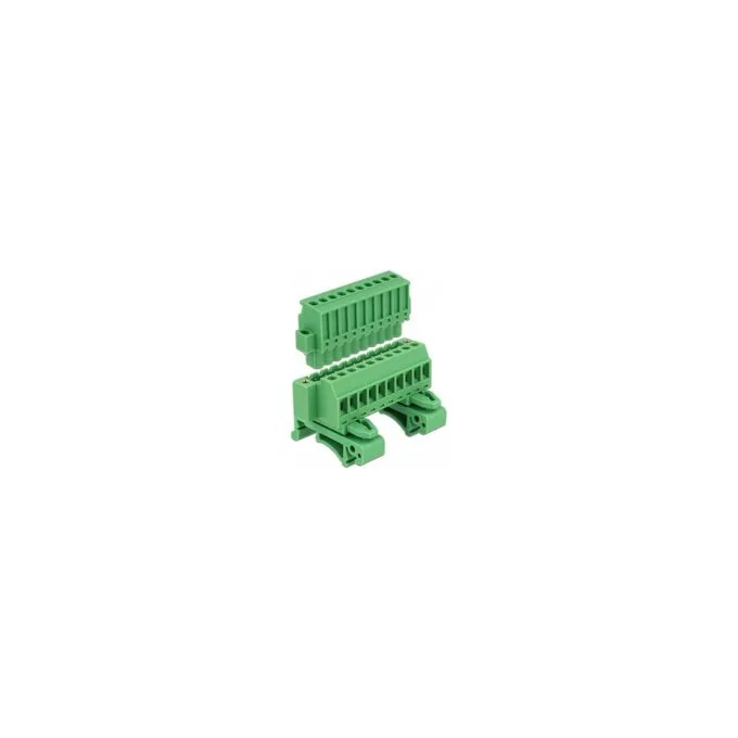 Terminalblock Set für Hutschienen 10 Pin mit Schraubverriegelung — image 2