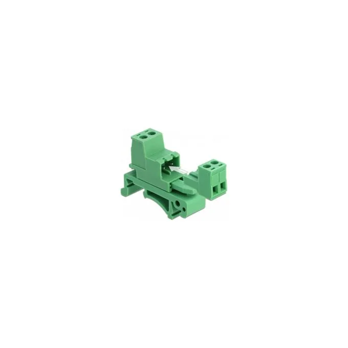Terminalblock Set für Hutschienen 2 Pin mit Rastermaß 5.08 mm gewinkelt — image 2