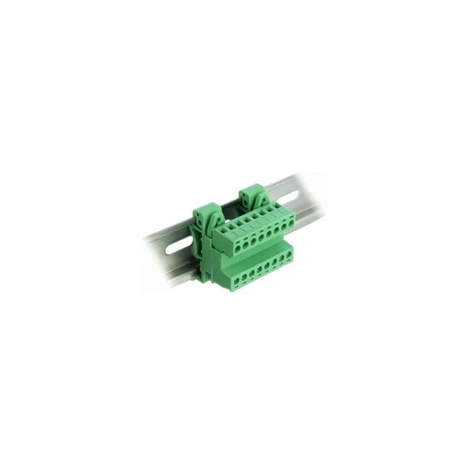 Terminalblock Set für Hutschienen 8 Pin mit Rastermaß 5.08 mm gewinkelt — image 1