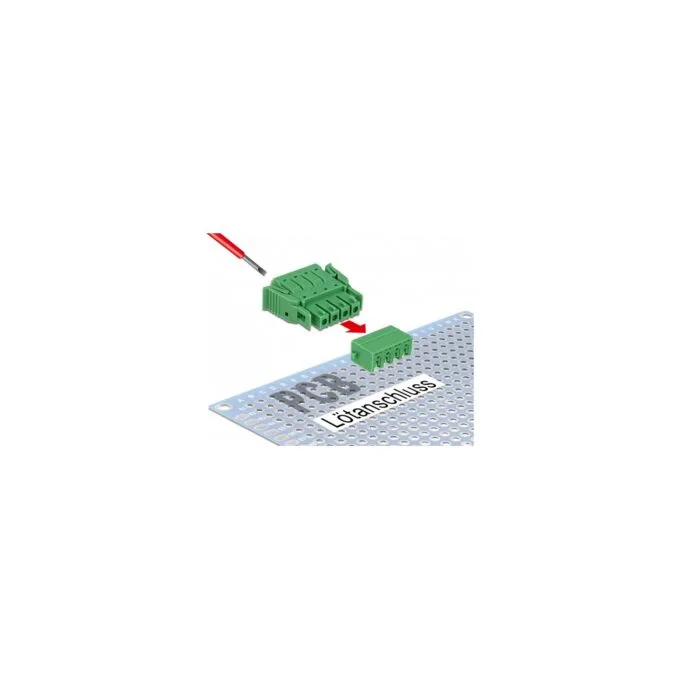 Terminalblock Set für Platine 4 Pin 3.81 mm Rastermaß horizontal — image 5