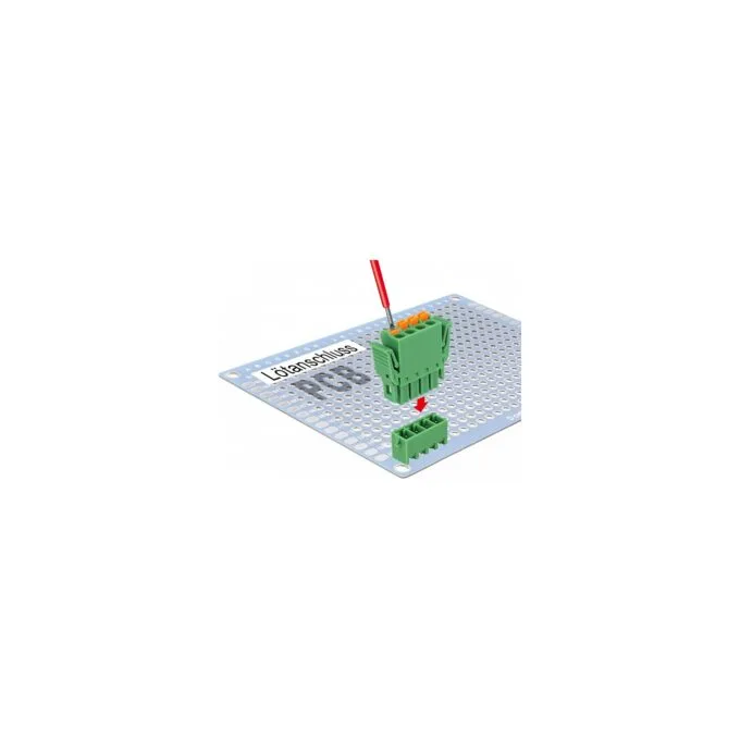 Terminalblock Set für Platine 4 Pin 3.81 mm Rastermaß vertikal — image 5