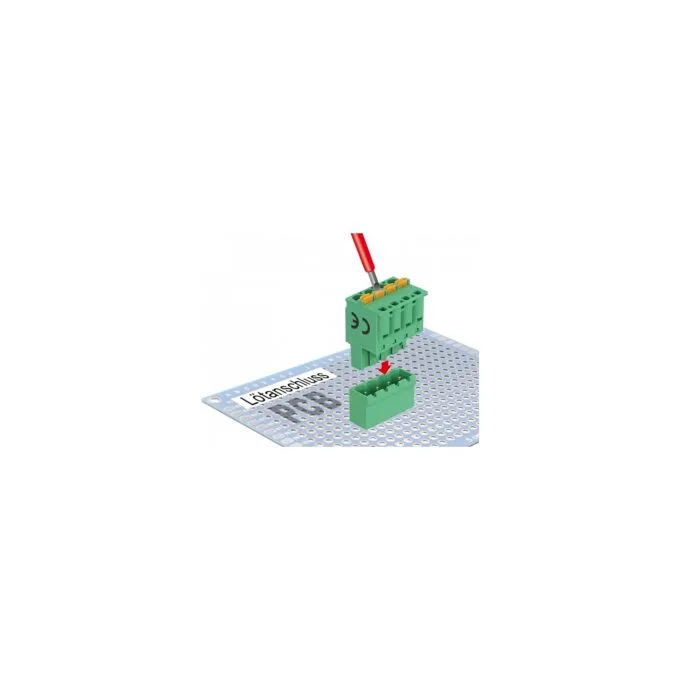 Terminalblock Set für Platine 4 Pin 5.08 mm Rastermaß vertikal — image 5