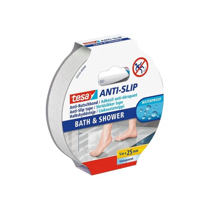 tesa Anti-Rutsch-Band 25 mm x 5 m transparent — image 1
