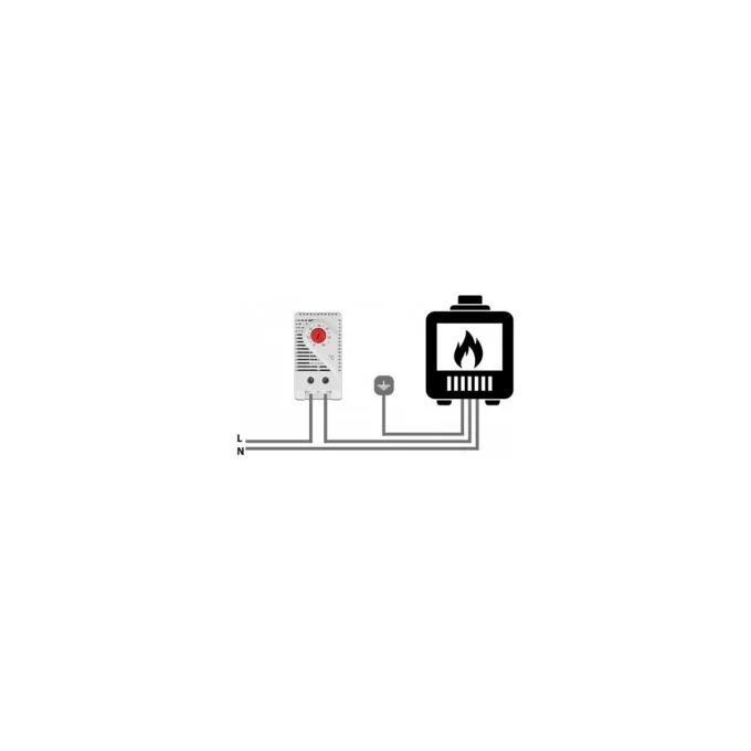Thermostat mit Schließer-Kontakt für Hutschiene — image 4