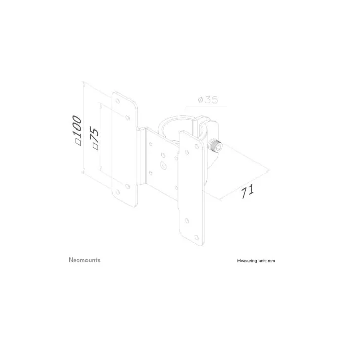 Thin-Client-Halter. Modell zur Installation an einer Monitor-Halterung 10KG THINCLIENT-05 Neomounts — image 9