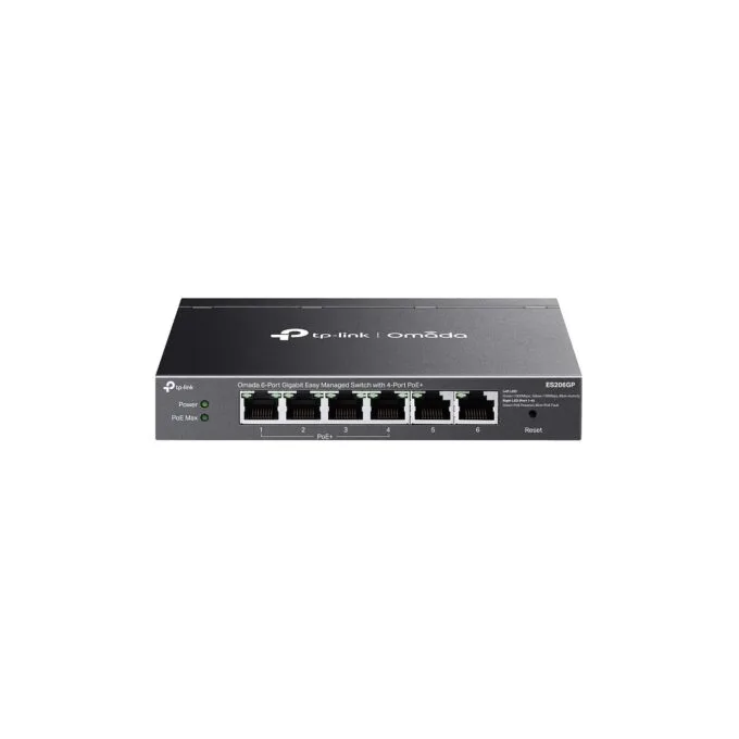 TP-Link Omada ES206GP 6-Port Gigabit Easy mgd. Switch 4-Port PoE+ — image 1