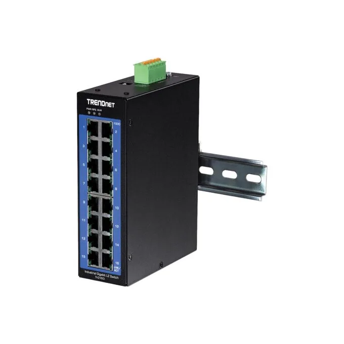 TRENDnet TI-G160i 16Port DIN-Rail Switch Industrial Gigabit L2 Managed — image 4