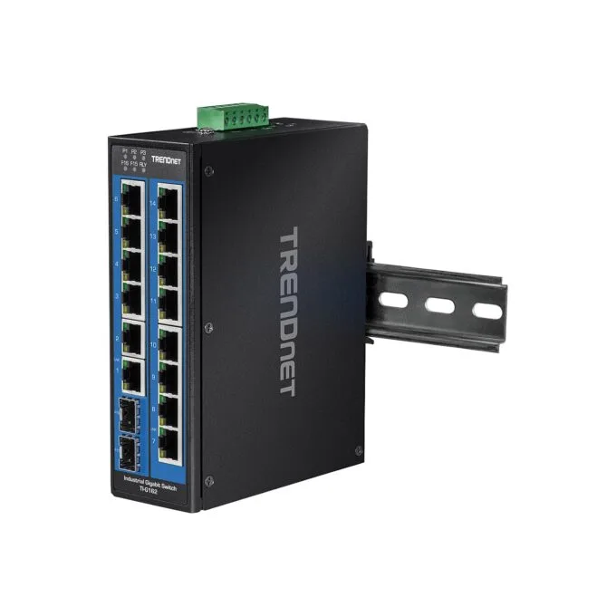 TRENDnet TI-G162 16-Port DIN-Rail Switch Industrial Gigabit — image 6
