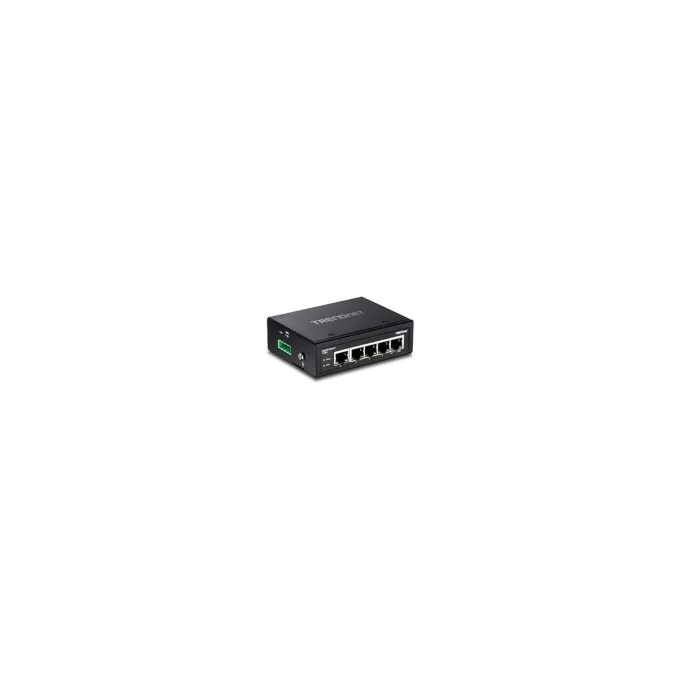 TRENDnet TI-G50 5-Port Gehrteter Industrieller Gigabit DIN-Rail Switch — image 2