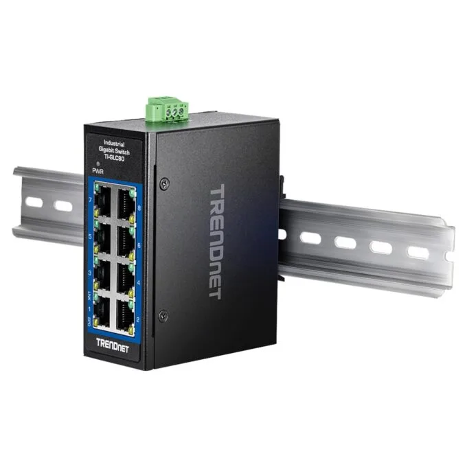TRENDnet TI-GLC80 8-Port Gigabit Industrial DIN-Rail Mini — image 5