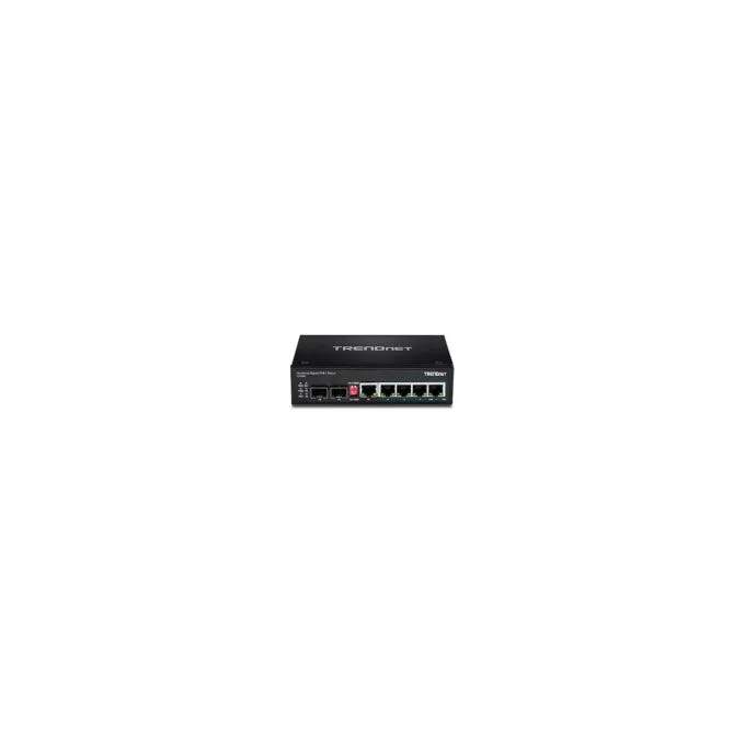 TRENDnet TI-PG62 6-Port Gigabit Switch PoE+ DIN-Rail Industrial — image 2