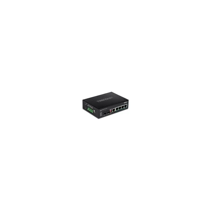 TRENDnet TI-PG62 6-Port Gigabit Switch PoE+ DIN-Rail Industrial — image 6