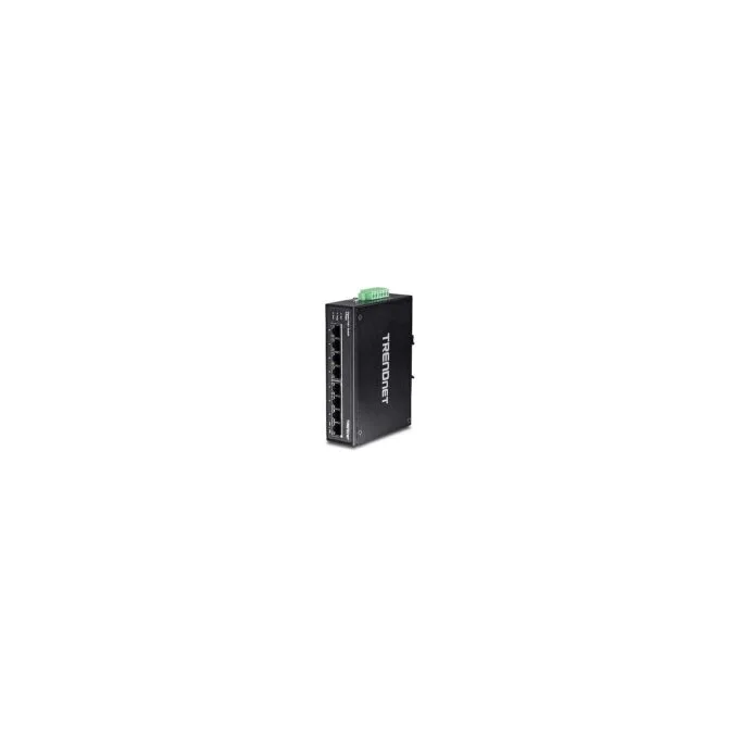 TRENDnet TI-PG80 8-Port Gehrteter Industrieller Gigabit PoE+ DIN-Rail Switch — image 1