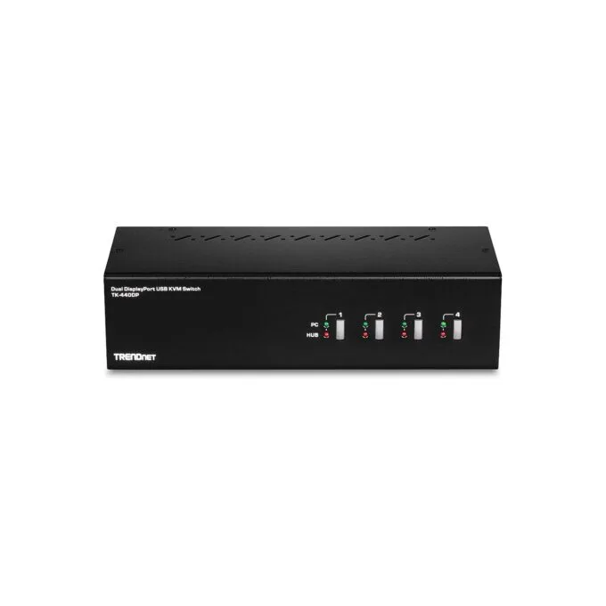 TRENDnet TK-440DP 4-Port Dual Monitor Display Port KVM Switch — image 2