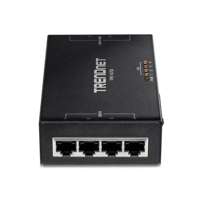 TRENDnet TPE-147GI 65W PoE+ Injektor 4-Port Gigabit — image 3
