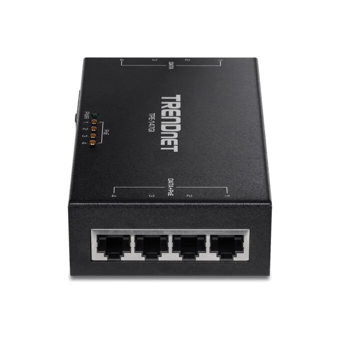 TRENDnet TPE-147GI 65W PoE+ Injektor 4-Port Gigabit — image 5