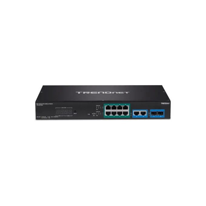 TRENDnet TPE-3012LS 12-Port Gigabit PoE+ Smart Surveillance Switch — image 2