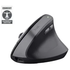 Trust Bayo II ergonomisch - Rechargeable - Rechtshänder - kabellos - schwarz