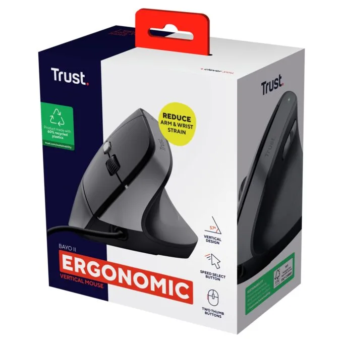 Trust Bayo II Ergonomische Mouse Black — image 10