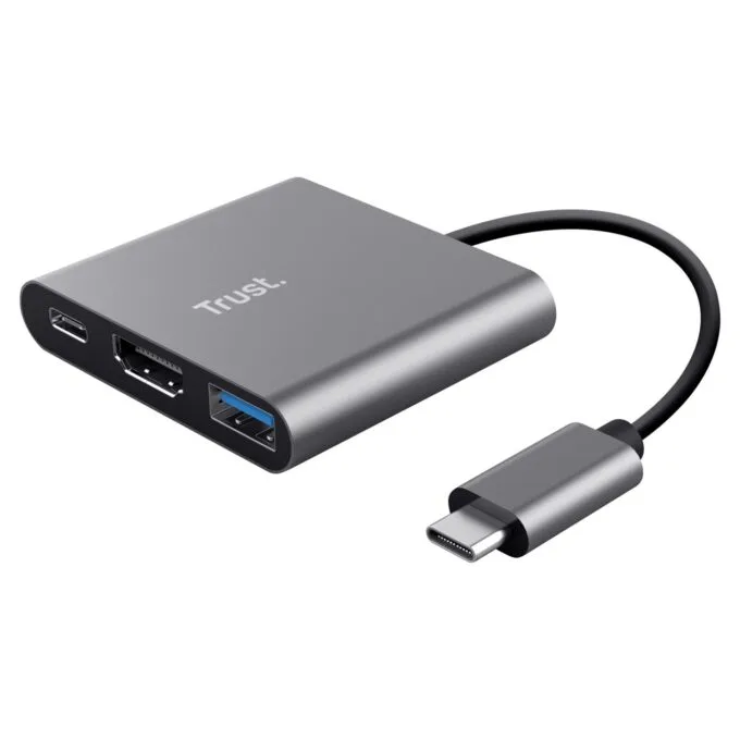 Trust Dalyx 3-in-1 Multiport USB-C Adapter - Dockingstation — image 1