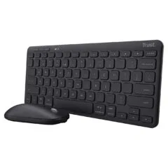 Trust LYRA kabelloses und komp.Multi-Device Tastatur & Maus Set mit Bluetooth & USB-Empfänger