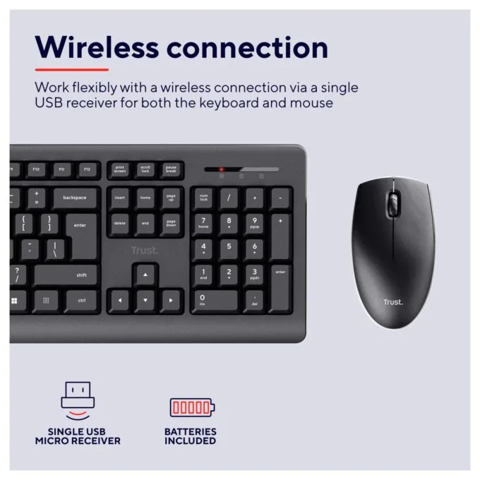 Trust Primo Wireless Desktopset DE — image 10