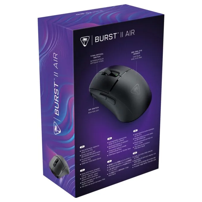 Turtle Beach Burst II Air Gaming-Maus. Schwarz — image 11