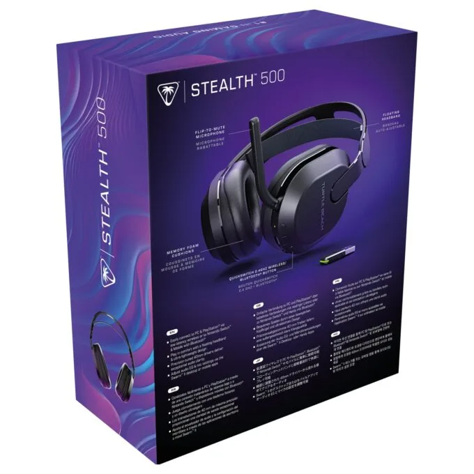 Turtle Beach Stealth 500 PC Over-Ear Stereo Headset. Schwarz — image 4