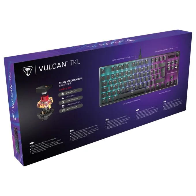 Turtle Beach Vulcan TKL AIMO Gaming-Tastatur. Red Switch — image 9