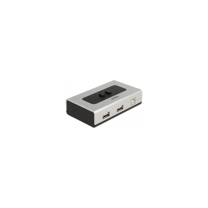 Umschalter USB 2.0 mit 1 x Typ-B Buchse zu 2 x Typ-A Buchse manuell bidirektional — image 1
