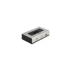 Umschalter USB 2.0 mit 2 x Typ-B Buchse zu 1 x Typ-A Buchse manuell bidirektional