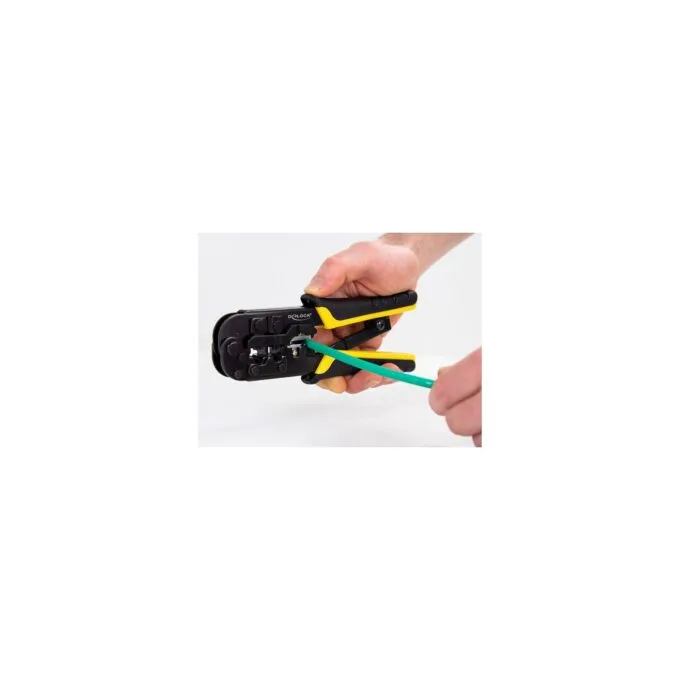 Universelle Crimpzange mit Abisolierer für 8P (RJ45). 6P (RJ12 11) oder 4P Stecker — image 5