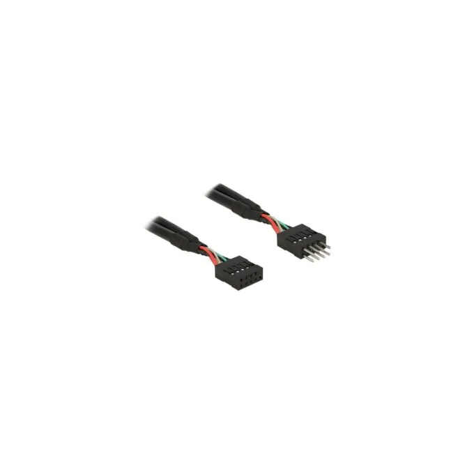 USB 2.0 10 Pin Verlängerungskabel Pfostenstecker to Pfostenbuchse 10 cm — image 1