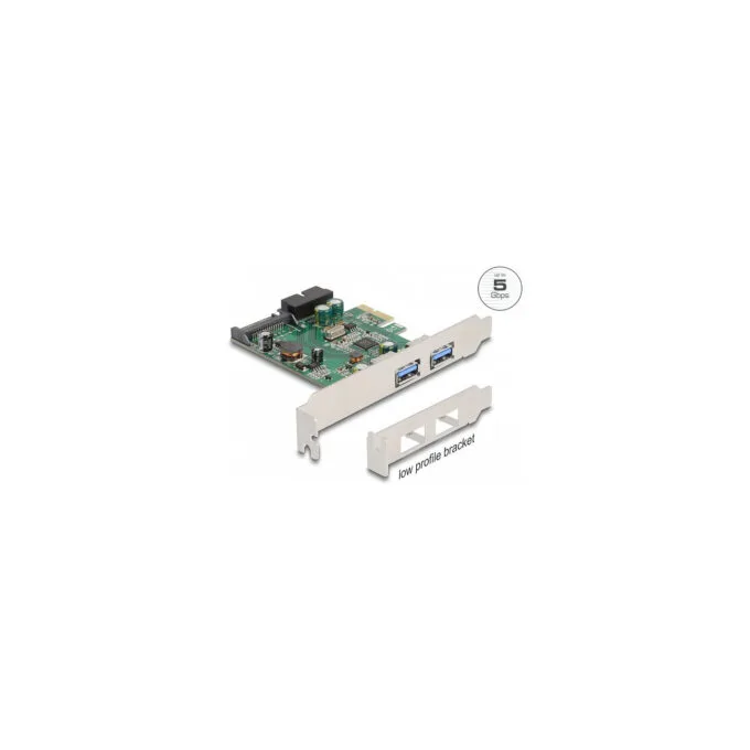 USB 3.0 PCIex1 2xInt.2xExt. DeLOCK — image 2