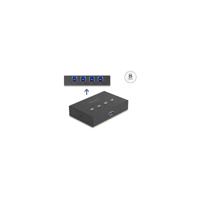 USB 5 Gbps Switch für 4 PC an 1 Gerät — image 2