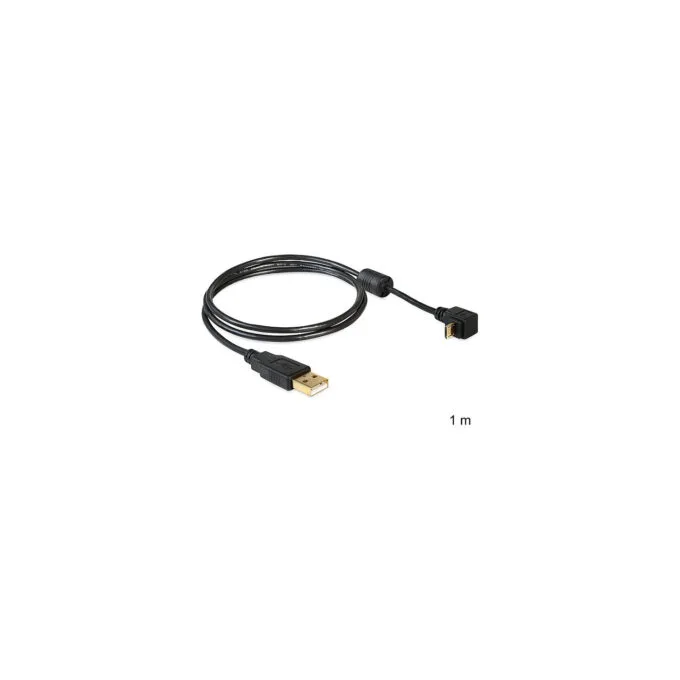 USB Delock USB A-micro USB 1m 90° — image 2