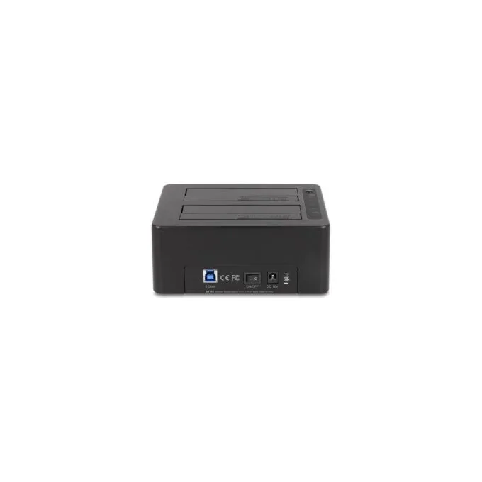 USB Dual Dockingstation für 2 x SATA HDD SSD mit Klon Funktion und Card Reader + zusätzlichem USB Port — image 3