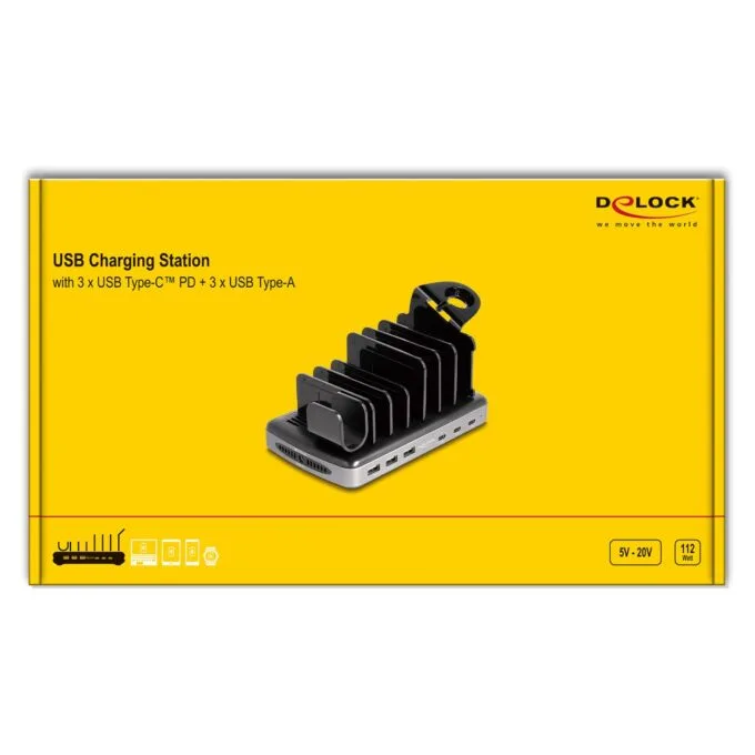 USB Ladestation mit 3 x USB Type-CTM PD + 3 x USB Typ-A — image 6