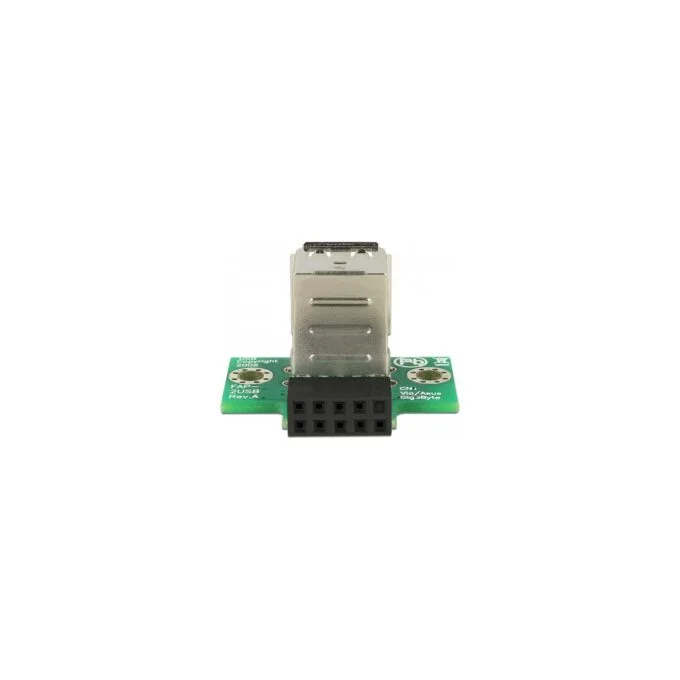 USB Pfostenbuchse to 2 x USB 2.0 Typ-A Buchse - oben — image 2