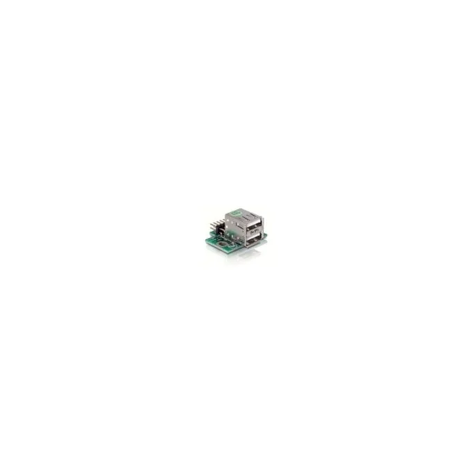 USB Pinheader Stecker zu 2 x USB 2.0 Buchse - oben — image 1