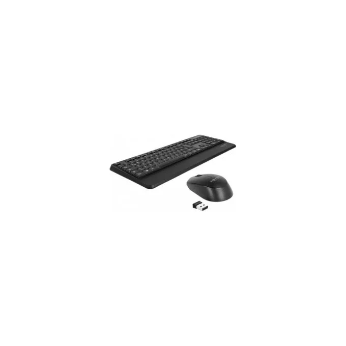 USB Tastatur und Maus Set 2.4 GHz kabellos schwarz — image 1