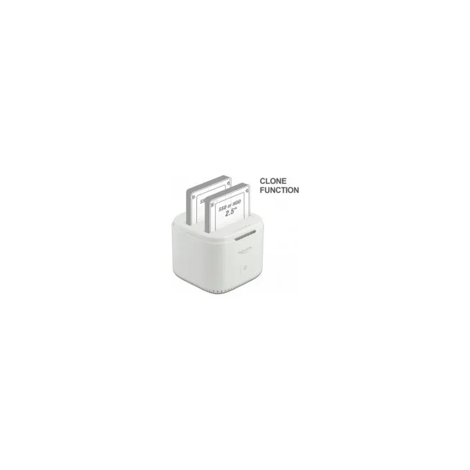 USB Type-CTM 3.2 Dockingstation für 2 x 2.5? SATA HDD SSD mit Klon Funktion — image 4