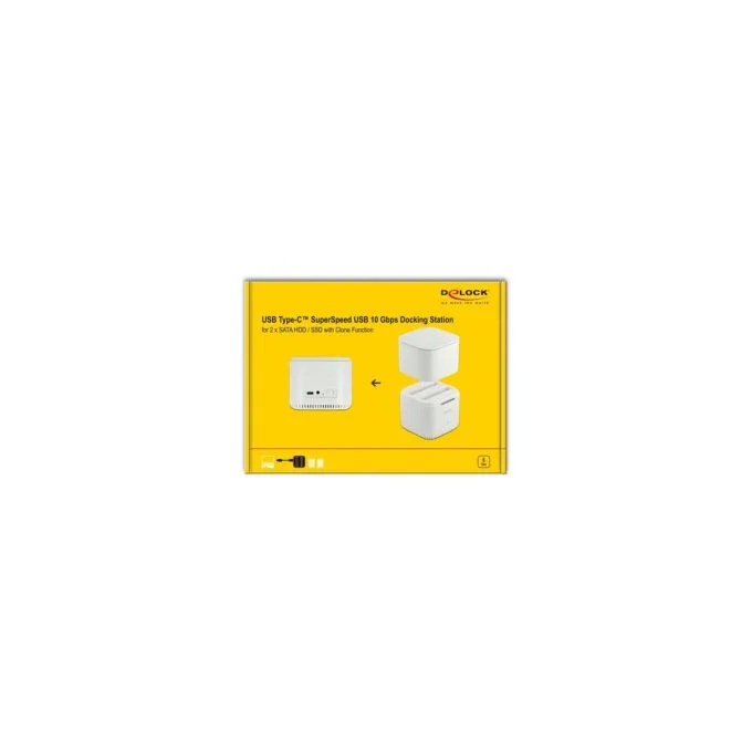 USB Type-CTM 3.2 Dockingstation für 2 x 2.5? SATA HDD SSD mit Klon Funktion — image 9