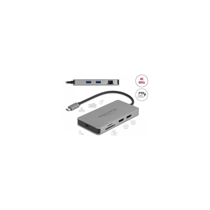 USB Type-CTM Dockingstation 4K - Dual HDMI MST USB 3.2 SD LAN PD 3.0 — image 3