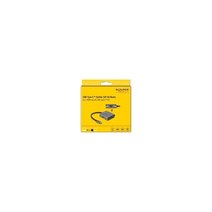 USB Type-CTM Splitter (DP Alt Mode) zu 2 x HDMI MST mit USB Type-CTM PD — image 2