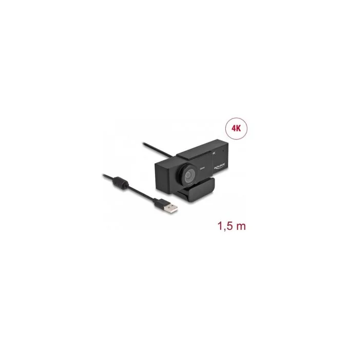 USB UHD Webcam mit Mikrofon 4K 30 Hz 110° Blickwinkel und Stativ — image 2