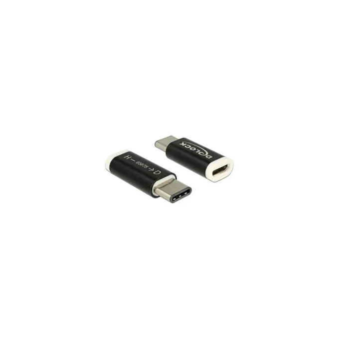 USB3.1 C-B micro ST-BU Adapter schwarz Delock — image 1