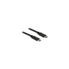 USB3.1 C to USB Type-CTM Stecker 0.5 m schwarz 3 A Delock
