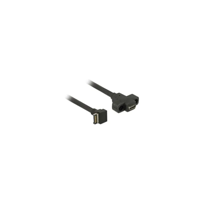USB3.1 Pfostenstecker Key A to 1 x USB 3.1 Gen 2 Type-CTM Buchse zum Einbau 45 cm Delock — image 1
